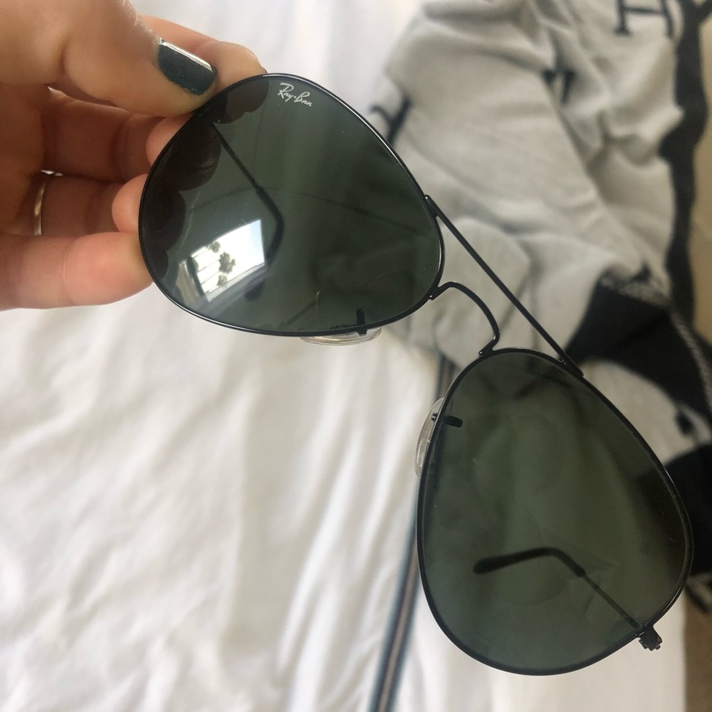 Black RayBan Aviators